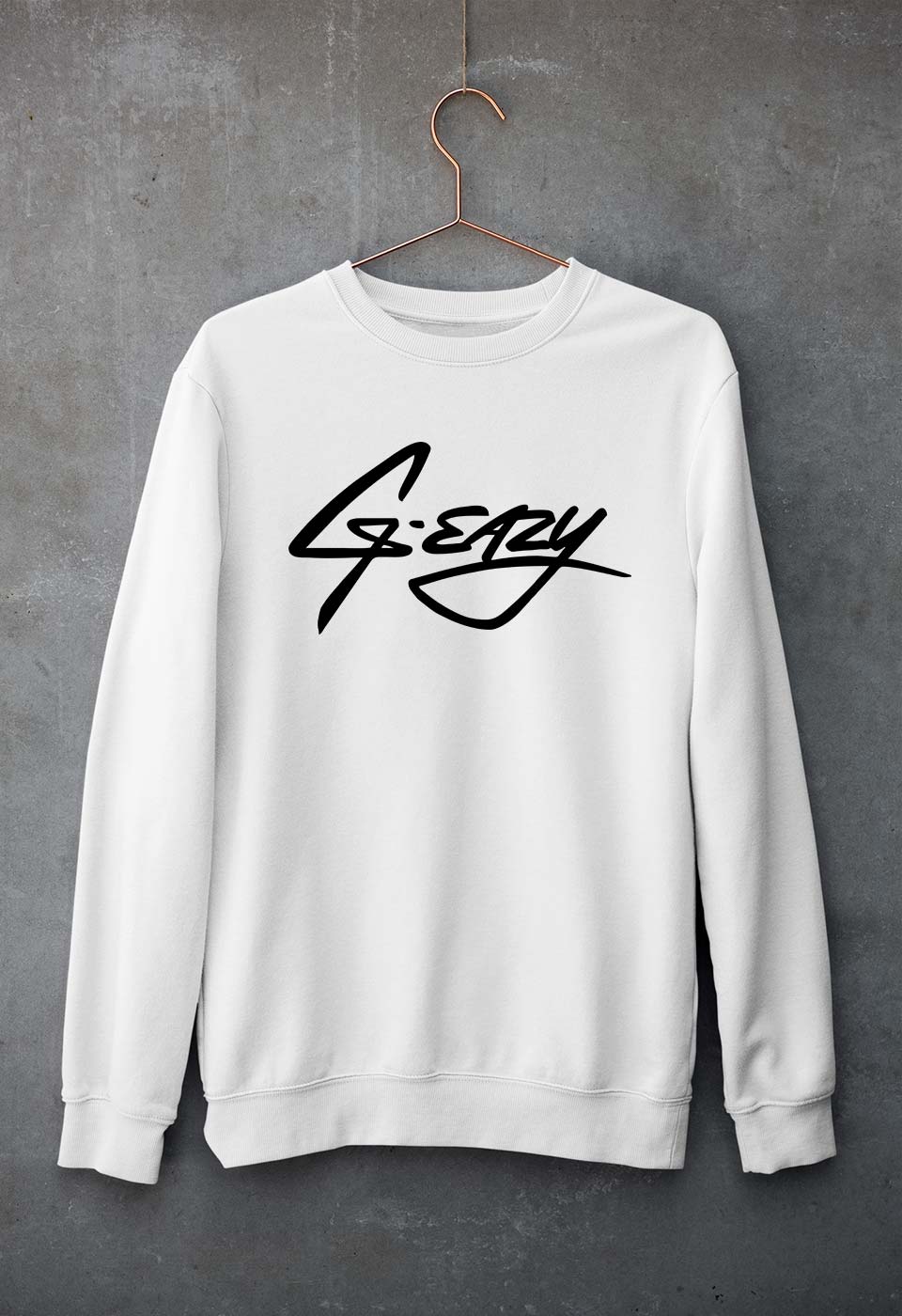 g-eazy Unisex Sweatshirt for Men/Women-White-Ektarfa.online