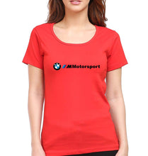Load image into Gallery viewer, BMW Motersport T-Shirt for Women-Red-Ektarfa.online
