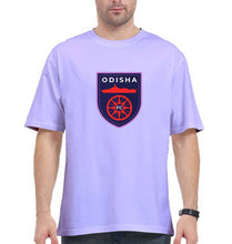 Load image into Gallery viewer, Odisha FC Oversized T-Shirt for Men-Lavender-Ektarfa.online
