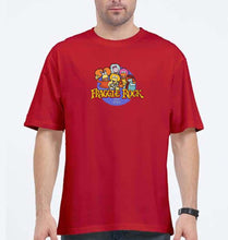 Load image into Gallery viewer, Fraggle Rock Oversized T-Shirt for Men-Red-Ektarfa.online
