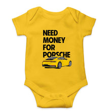 Load image into Gallery viewer, Porsche (Need Money) Romper For Baby Boy/Girl-Yellow-Ektarfa.online
