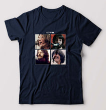 Load image into Gallery viewer, the beatles let it be T-Shirt for Men-Navy Blue-Ektarfa.online
