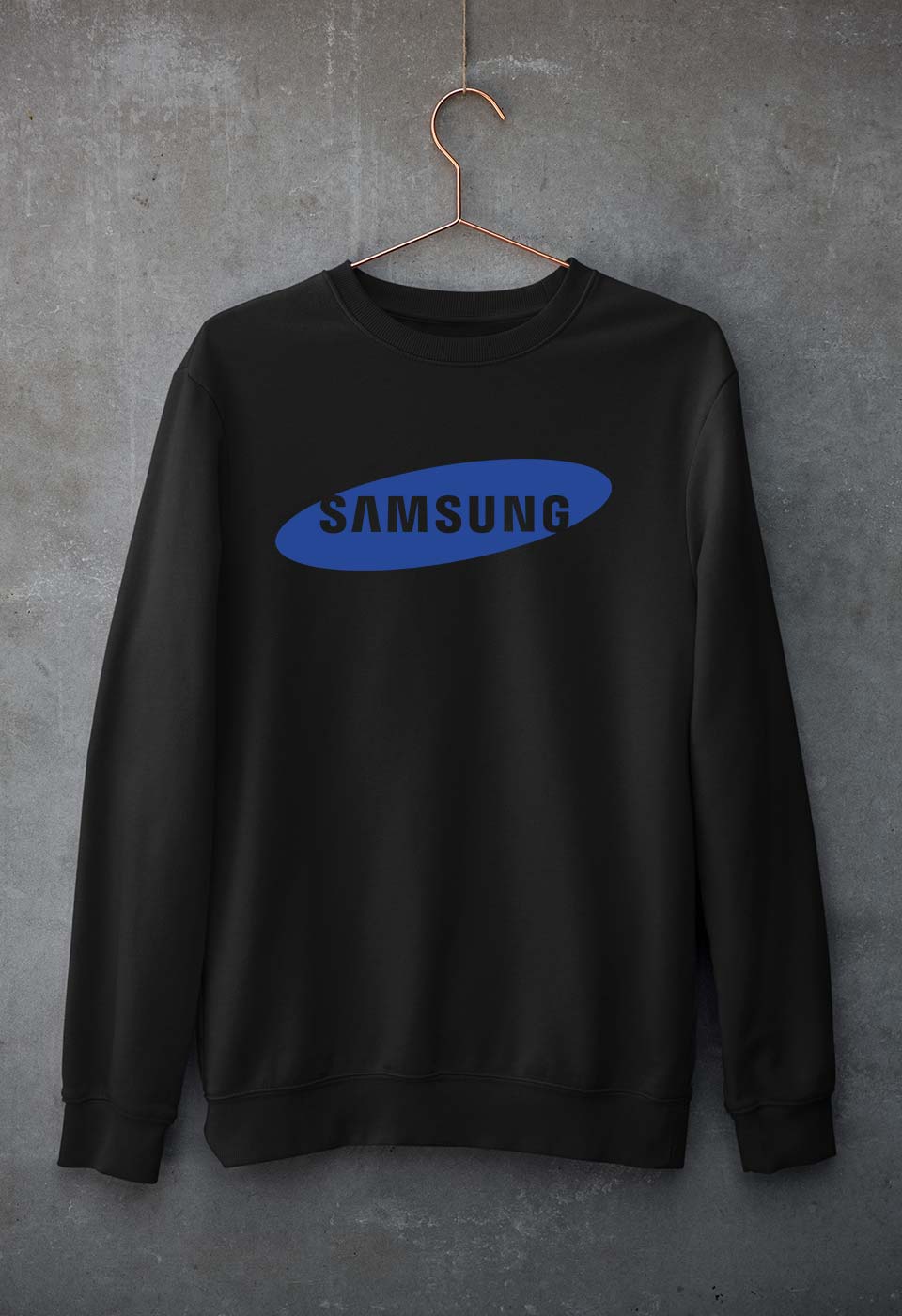 Samsung Unisex Sweatshirt for Men/Women-Black-Ektarfa.online