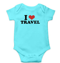 Load image into Gallery viewer, I LOVE TRAVEL Romper For Baby Boy/Girl-Sky Blue-Ektarfa.online
