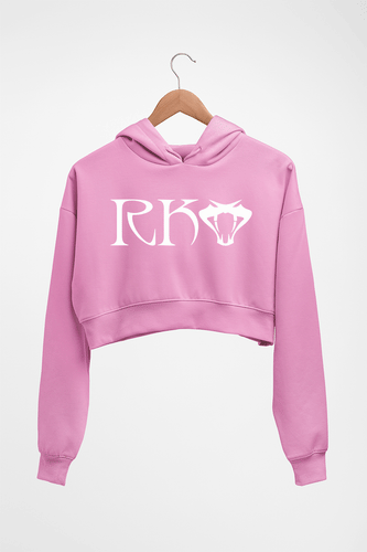 Randy Orton Crop HOODIE FOR WOMEN-Light Baby Pink-Ektarfa.online
