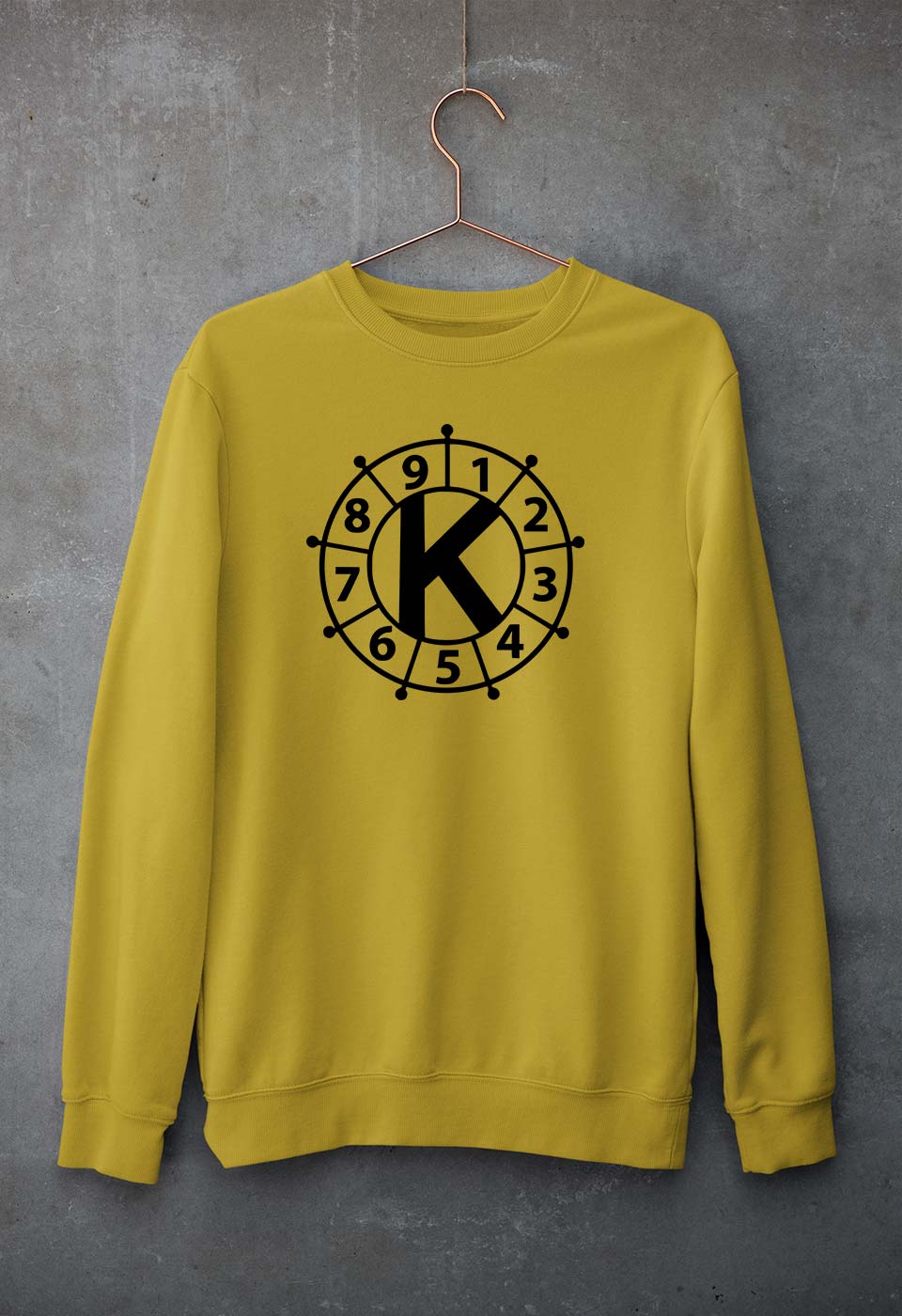 Kabalarian Philosophy Sweatshirt for Men/Women-Mustard Yellow-Ektarfa.online
