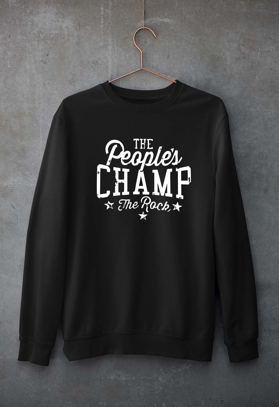 peoples champ Unisex Sweatshirt for Men/Women-Black-Ektarfa.online