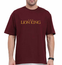 Load image into Gallery viewer, The loin king Oversized T-Shirt for Men-Maroon-Ektarfa.online
