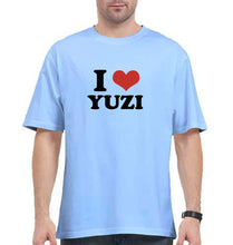 Load image into Gallery viewer, I LOVE YUZI Oversized T-Shirt for Men
