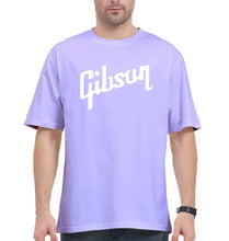 Load image into Gallery viewer, gibson Oversized T-Shirt for Men-Lavender-Ektarfa.online
