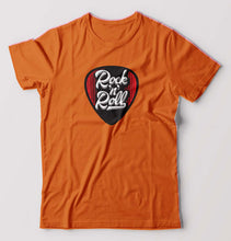 Load image into Gallery viewer, Guitar plectrum T-Shirt for Men-Orange-Ektarfa.online
