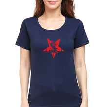 Load image into Gallery viewer, Sepultura T-Shirt for Women-Navy Blue-Ektarfa.online
