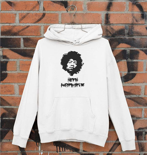 Jimi Hendrix Unisex Hoodie for Men/Women-White-Ektarfa.online