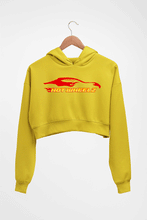Load image into Gallery viewer, hotwheelz Crop HOODIE FOR WOMEN-Mustard Yellow-Ektarfa.online
