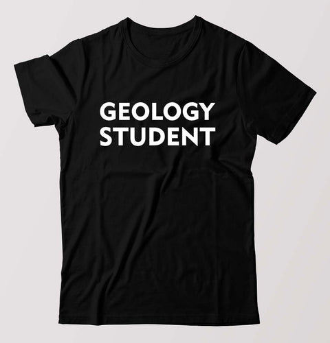 Geology Student T-Shirt for Men-Black-Ektarfa.online