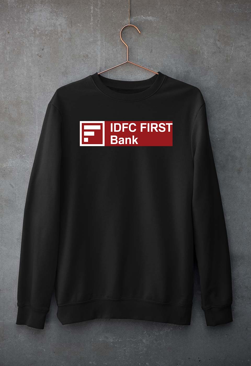 IDFC FIRST BANK Sweatshirt for Men/Women