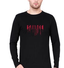 Load image into Gallery viewer, savage Full Sleeves T-Shirt for Men-Black-Ektarfa.online
