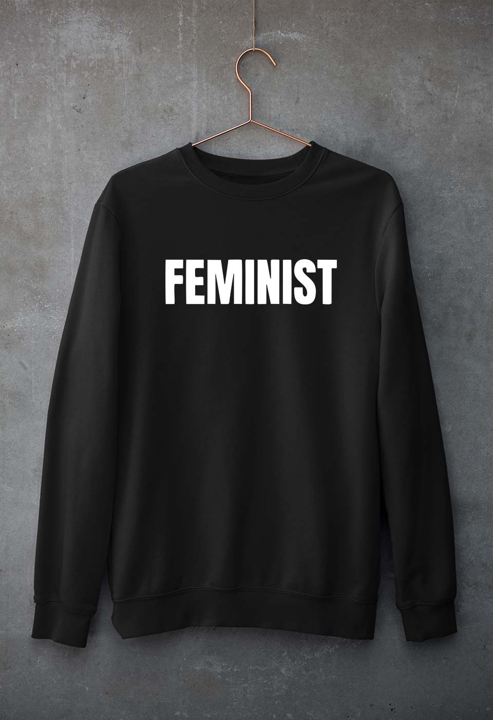 feminist Sweatshirt for Men/Women-Black-Ektarfa.online