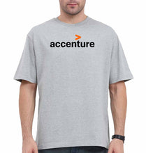 Load image into Gallery viewer, Accenture Oversized T-Shirt for Men-Grey-Ektarfa.online
