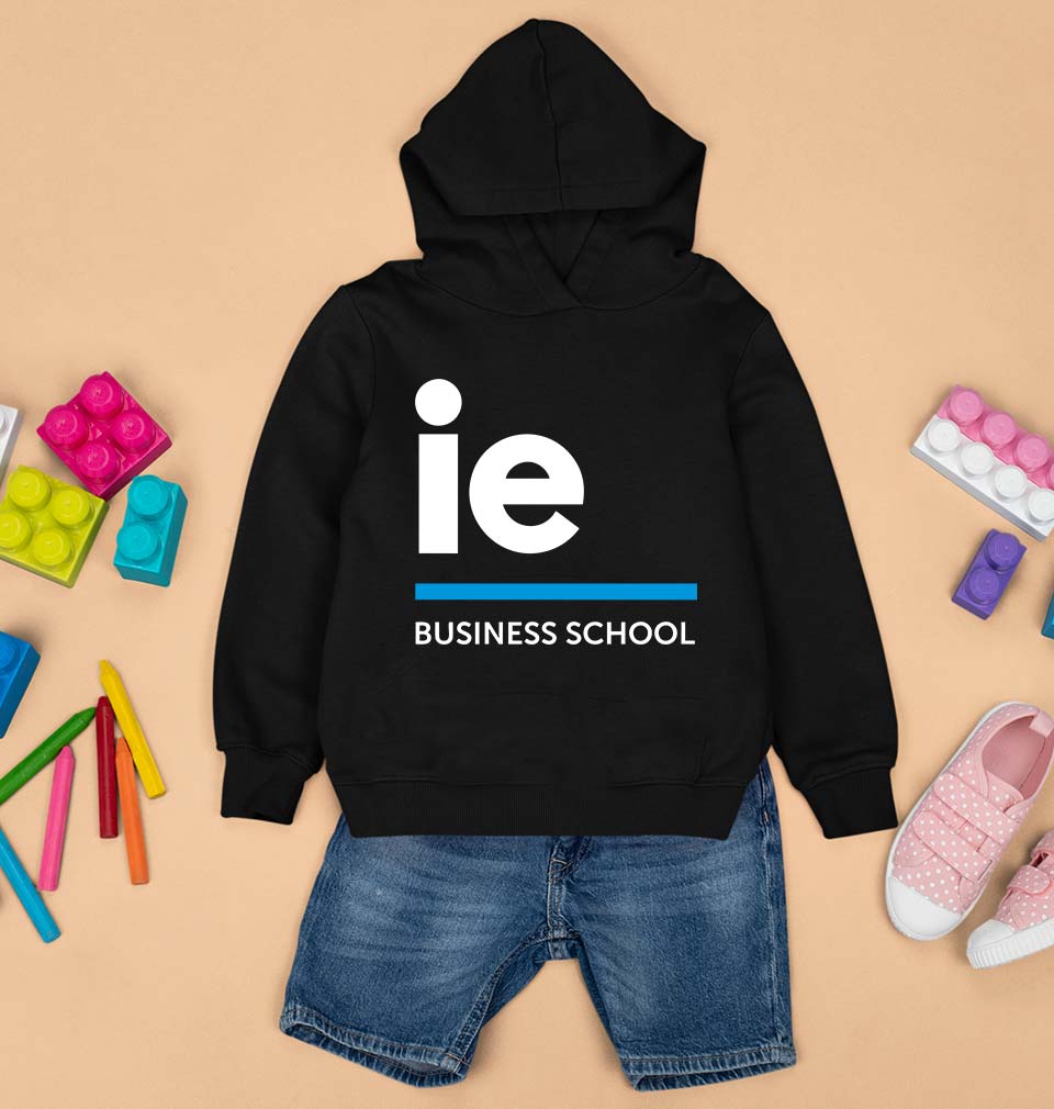 IE University Kids Hoodie for Boy/Girl-Black-Ektarfa.online