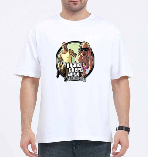 Grand Theft Auto (GTA) Oversized T-Shirt for Men-Ektarfa.online