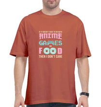 Load image into Gallery viewer, Anime Games or Food Oversized T-Shirt for Men
