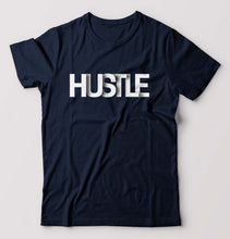 Load image into Gallery viewer, hustle T-Shirt for Men-Navy Blue-Ektarfa.online
