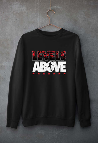 levels above roman reigns Unisex Sweatshirt for Men/Women-Black-Ektarfa.online