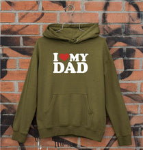 Load image into Gallery viewer, I LOVE MY DAD Hoodie for Men/Women
