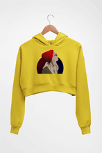 Load image into Gallery viewer, sabrina carpenter Crop HOODIE FOR WOMEN-Mustard Yellow-Ektarfa.online
