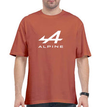 Load image into Gallery viewer, Alpine Oversized T-Shirt for Men-Coral-Ektarfa.online
