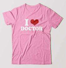 Load image into Gallery viewer, I LOVE DOCTOR T-Shirt for Men-Light Baby Pink-Ektarfa.online
