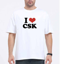 Load image into Gallery viewer, I LOVE CSK Oversized T-Shirt for Men
