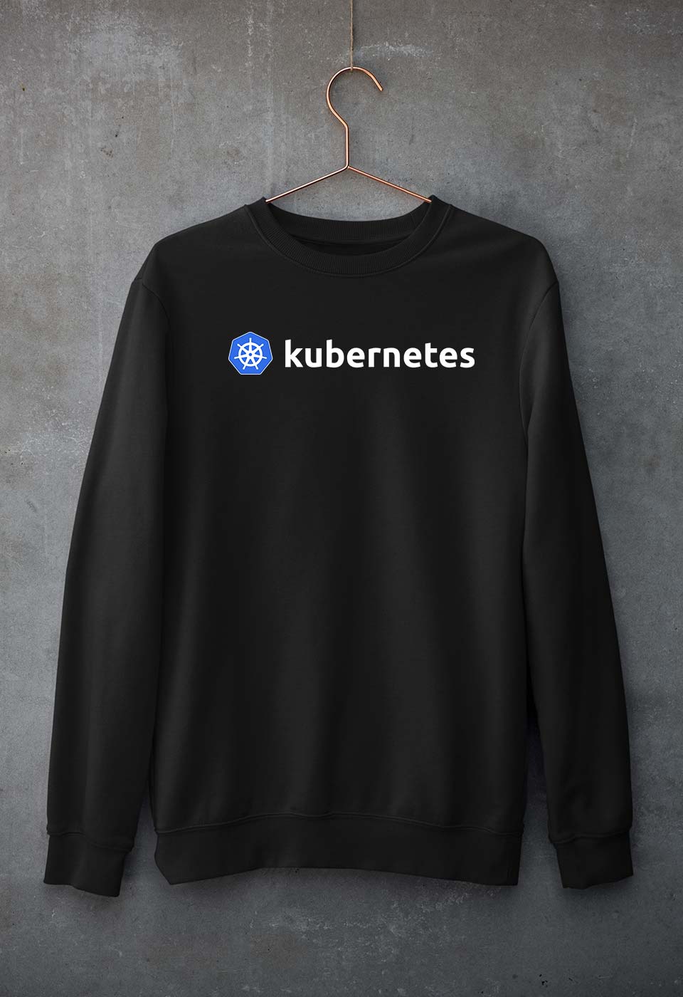 Kubernetes Sweatshirt for Men/Women-Black-Ektarfa.online