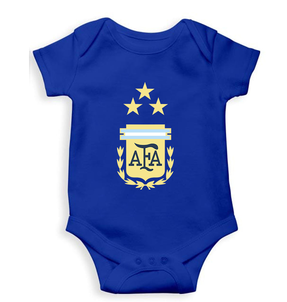 Argentina Football Kids Romper For Baby Boy/Girl-Royal Blue-Ektarfa.online