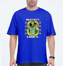 Load image into Gallery viewer, john cena never give up Oversized T-Shirt for Men-Royal Blue-Ektarfa.online
