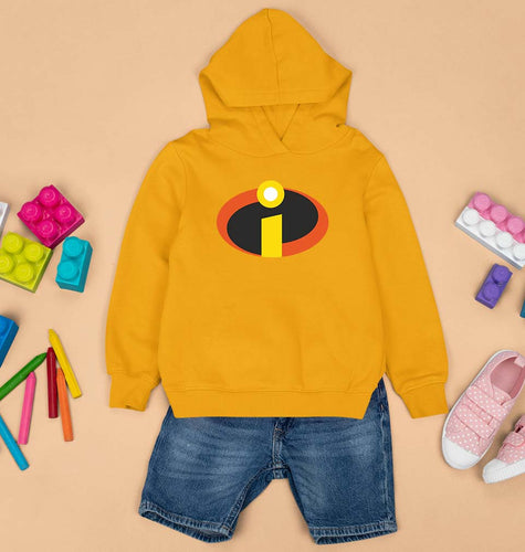 Incredibles Kids Hoodie for Boy/Girl-Mustard Yellow-Ektarfa.online