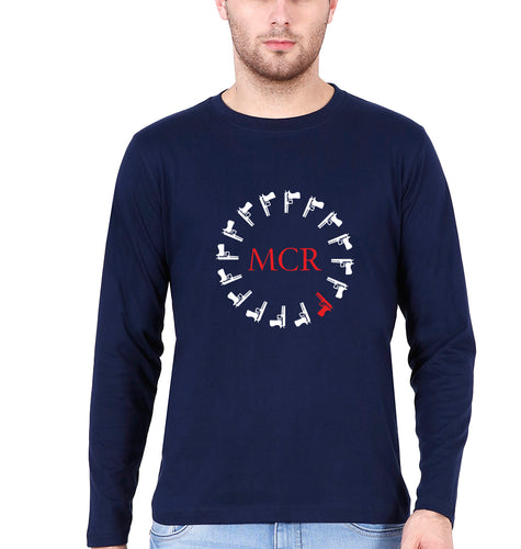 My Chemical Romance (MCR) Full Sleeves T-Shirt for Men-Navy Blue-Ektarfa.online