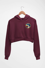 Load image into Gallery viewer, Isro Crop HOODIE FOR WOMEN-Maroon-Ektarfa.online
