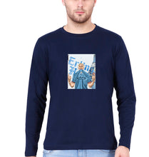 Load image into Gallery viewer, erling haaland Full Sleeves T-Shirt for Men-Navy Blue-Ektarfa.online

