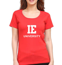 Load image into Gallery viewer, IE University T-Shirt for Women-Red-Ektarfa.online
