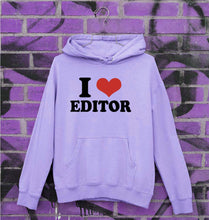Load image into Gallery viewer, I LOVE EDITOR Hoodie for Men/Women
