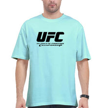 Load image into Gallery viewer, UFC Oversized T-Shirt for Men-Mint-Ektarfa.online

