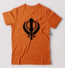 Load image into Gallery viewer, sikh T-Shirt for Men-Orange-Ektarfa.online
