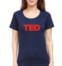 Load image into Gallery viewer, TED T-Shirt for Women-Navy Blue-Ektarfa.online
