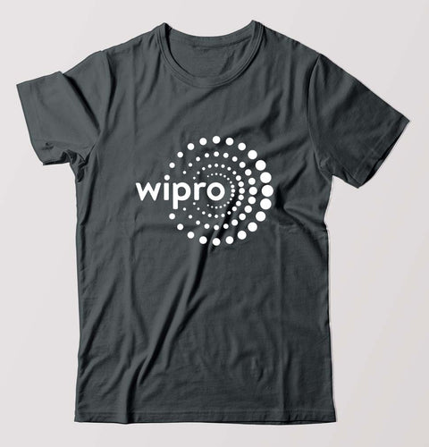 Wipro T-Shirt for Men-Steel grey-Ektarfa.online