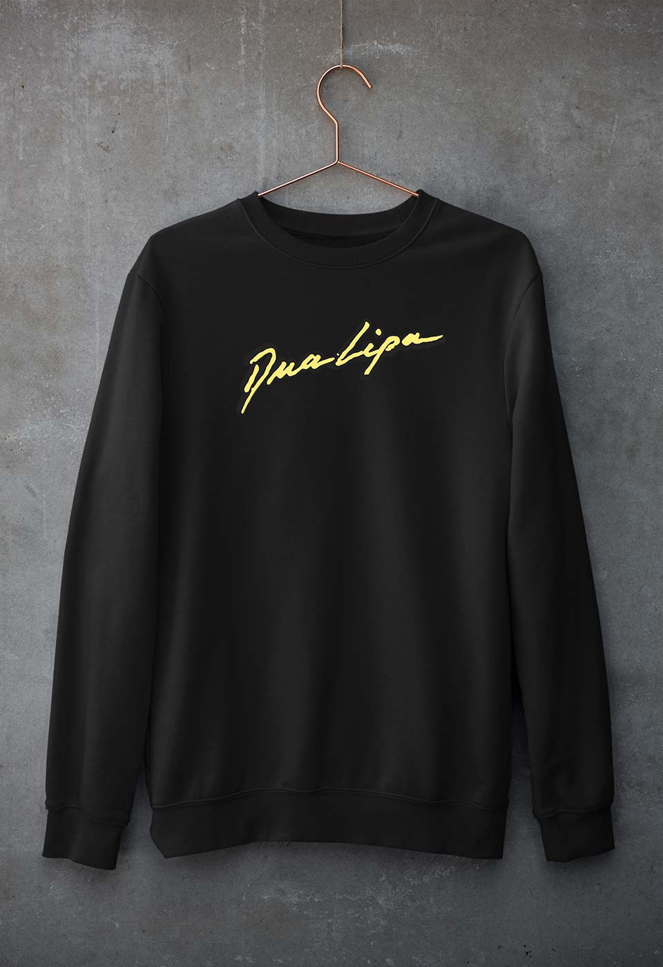 dua lipa Sweatshirt for Men/Women-Black-Ektarfa.online