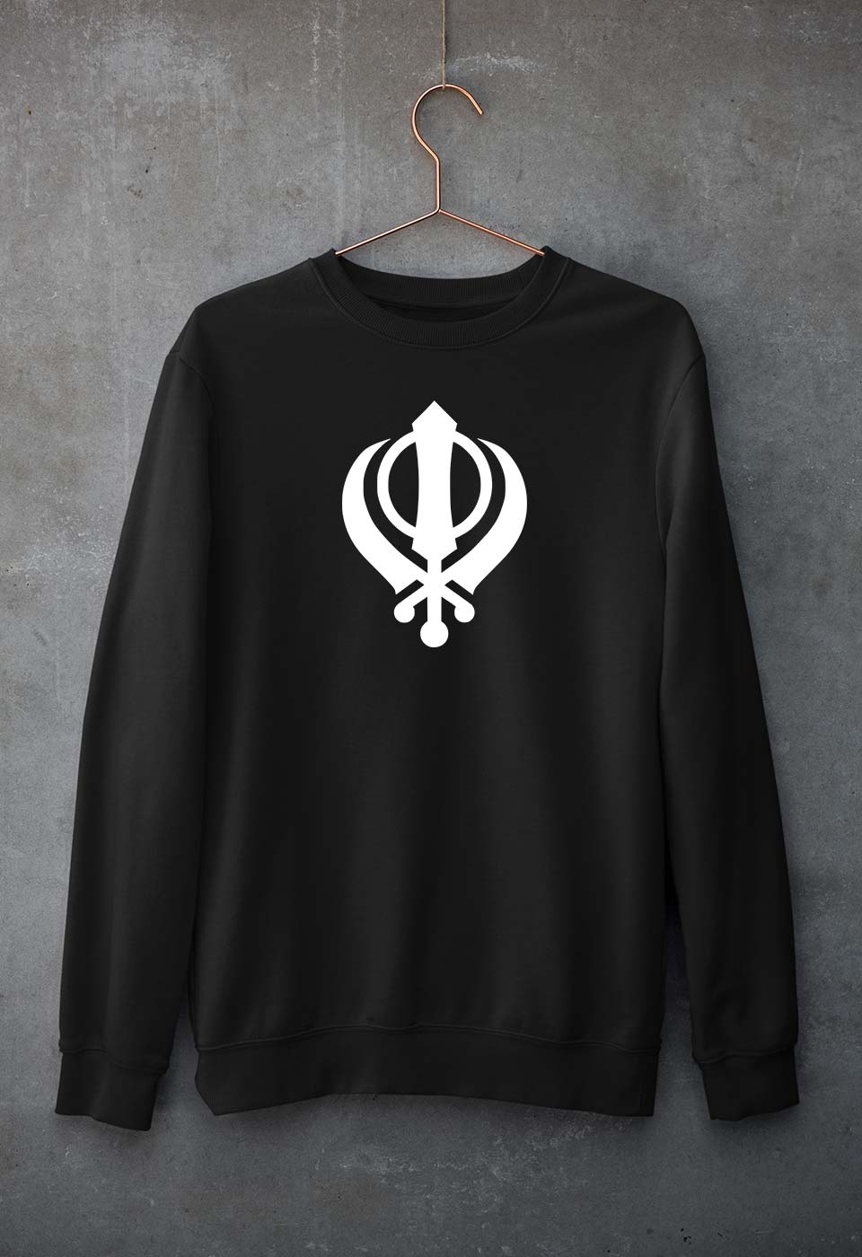 sikh Sweatshirt for Men/Women-Black-Ektarfa.online