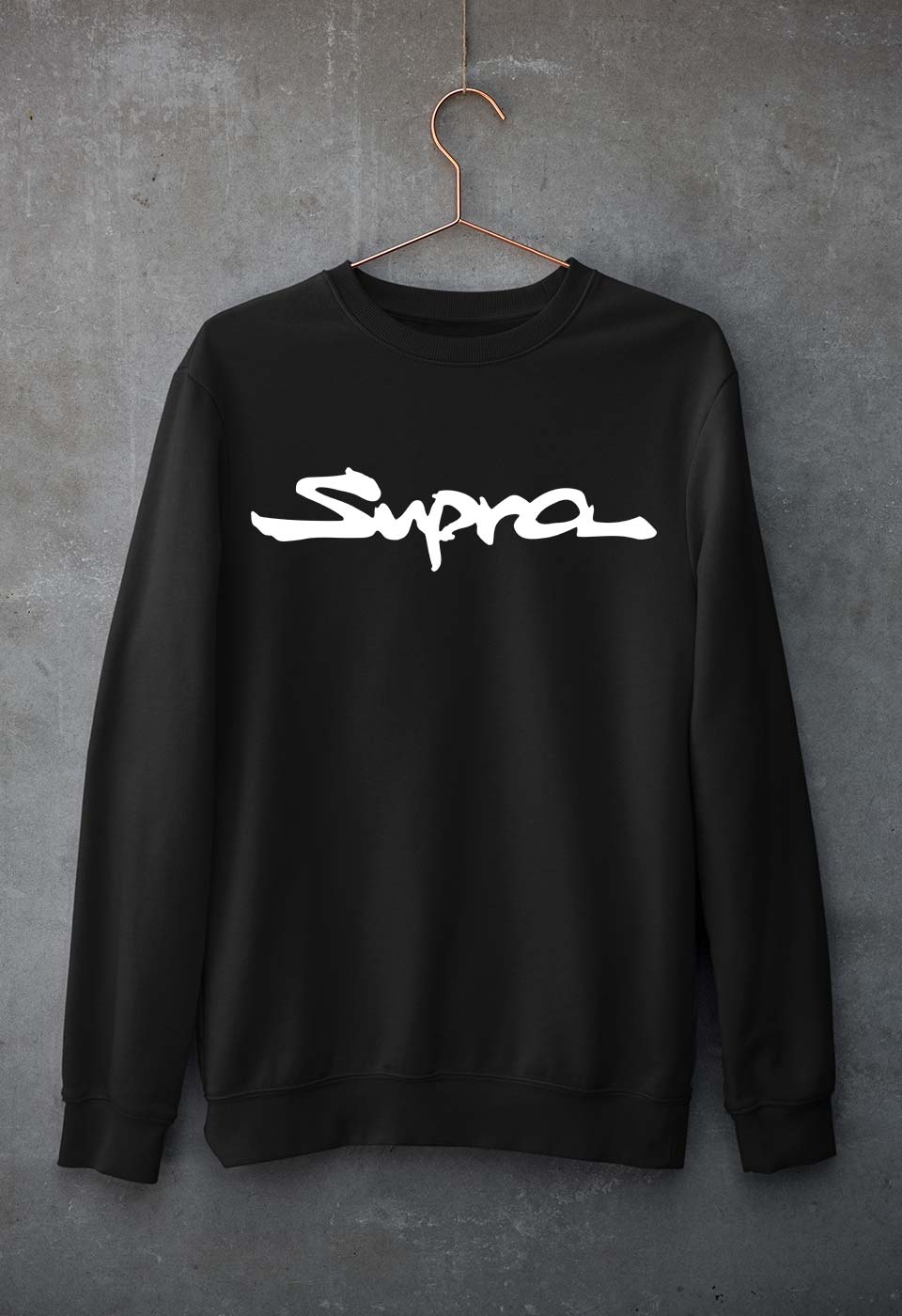 Supra Unisex Sweatshirt for Men/Women-Black-Ektarfa.online