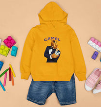 Load image into Gallery viewer, camel cigarette Kids Hoodie for Boy/Girl-Mustard Yellow-Ektarfa.online
